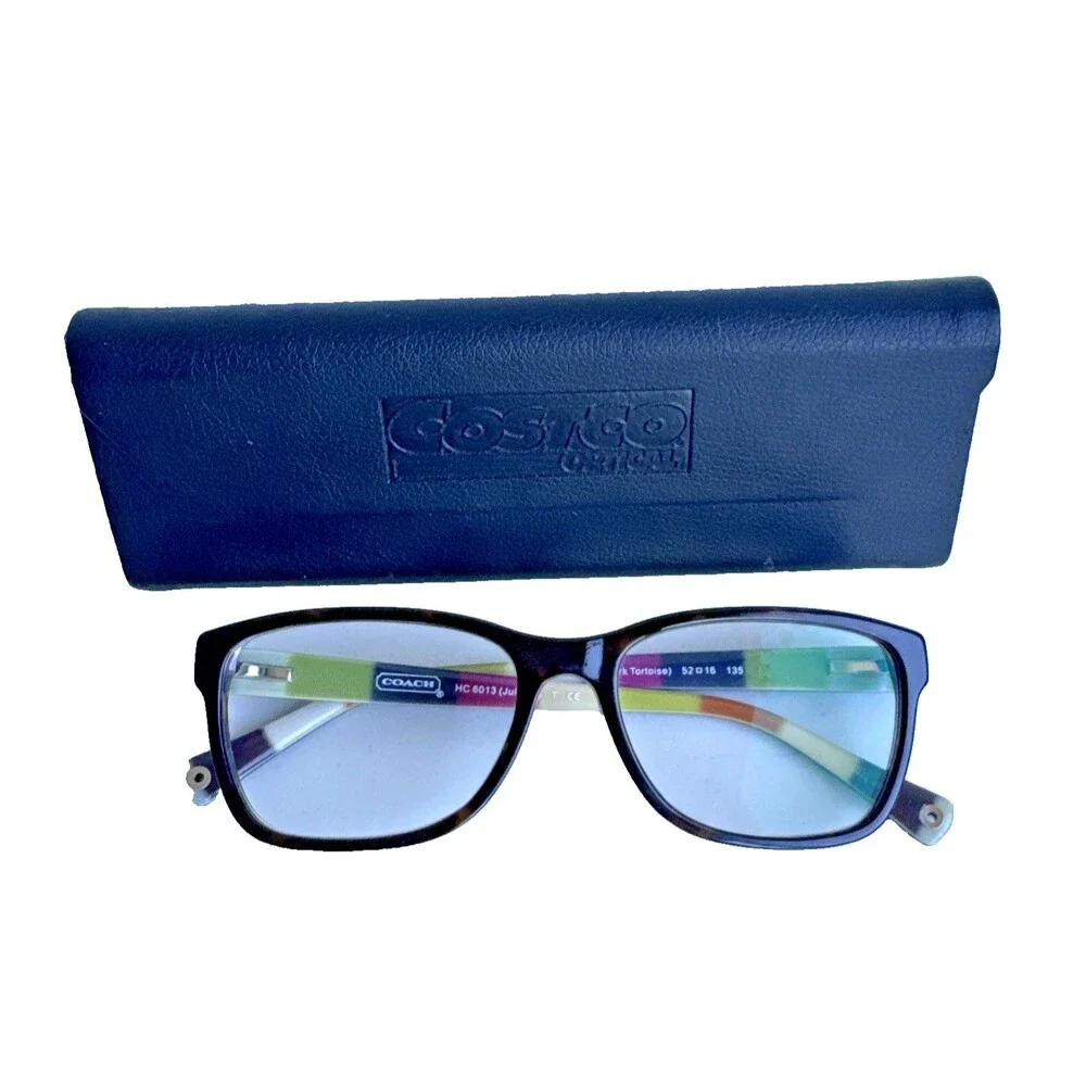 Coach HC 6013 Julayne 5001 Dark Tortoise Eyeglasses Frames 54-16-135 Women